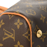 LOUIS VUITTON ルイヴィトン モノグラム ティボリPM ブラウン M40143 レディース モノグラムキャンバス ハンドバッグ Bランク 中古 銀蔵