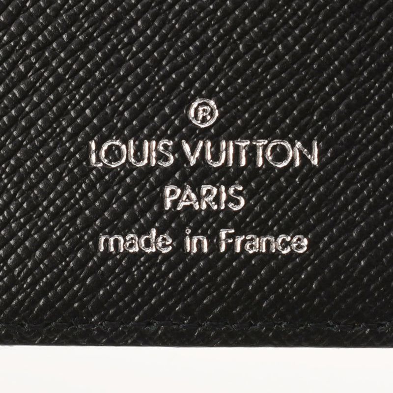 LOUIS VUITTON Louis Vuitton Epigenda MM Black Silver Bracket R20042 Unisex Epi Leather Notebook Cover AB Rank Used Ginzo