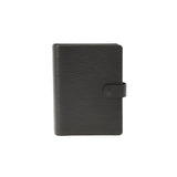 LOUIS VUITTON Louis Vuitton Epigenda MM Black Silver Bracket R20042 Unisex Epi Leather Notebook Cover AB Rank Used Ginzo