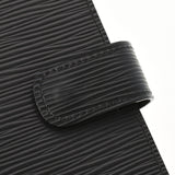 LOUIS VUITTON Louis Vuitton Epigenda MM Black Silver Bracket R20042 Unisex Epi Leather Notebook Cover AB Rank Used Ginzo