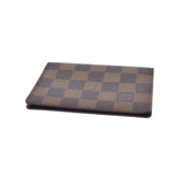 LOUIS VUITTON Louis Vuitton Dami Portodu Cult Vertical Brown N60533 Unisex Damier Cambus Pass Case AB Rank Used Ginzo