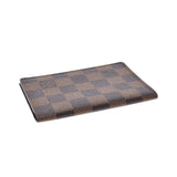 LOUIS VUITTON Louis Vuitton Dami Portodu Cult Vertical Brown N60533 Unisex Damier Cambus Pass Case AB Rank Used Ginzo