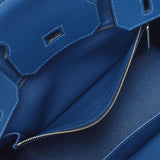 HERMES Hermes Birkin 30 Deep Blue Gold Bracket D (Around 2019) Ladies Toryon Byoyo Handbag A Rank Used Ginzo