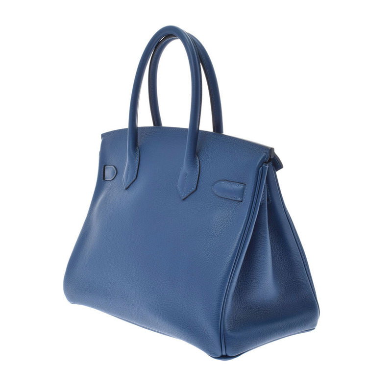 HERMES Hermes Birkin 30 Deep Blue Gold Bracket D (Around 2019) Ladies Toryon Byoyo Handbag A Rank Used Ginzo