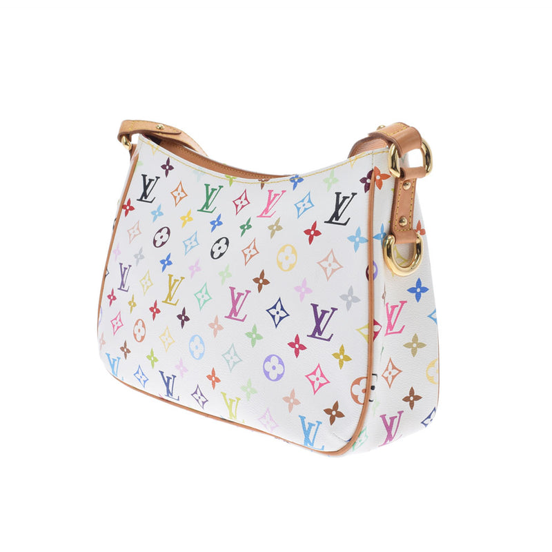 Louis Vuitton White Multi Color Shoulder Bag Mini