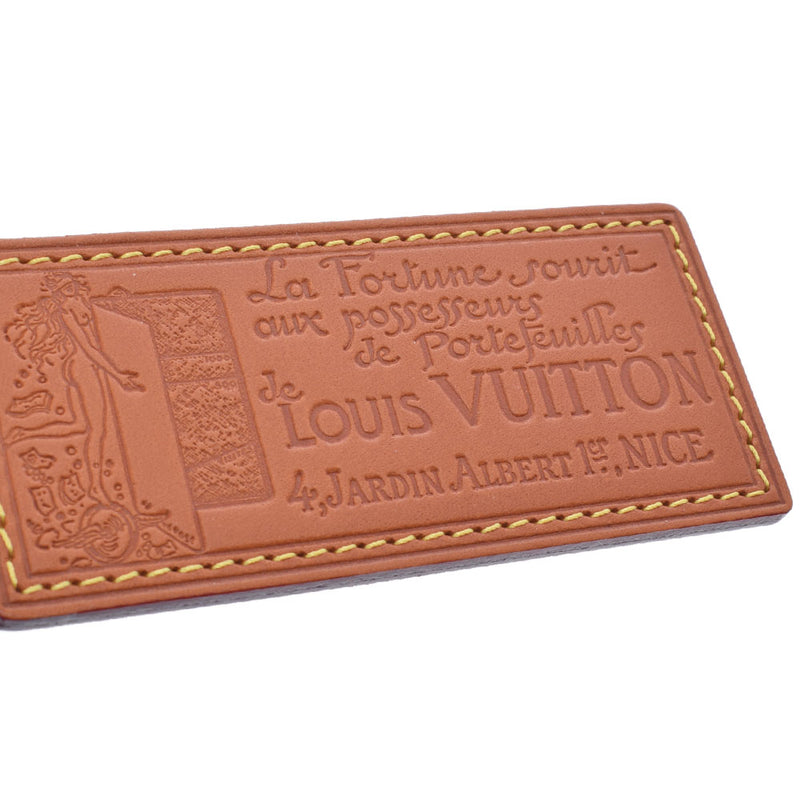 LOUIS VUITTON Louis Vuitton Porto Crown Gold metal M85378 Unisex Leather GP Keychain AB Rank Used Ginzo