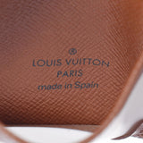 LOUIS VUITTON Louis Vuitton Monogram Portudou Cult Vertical Brown M60533 Unisex Monogram Canvas Pass Case AB Rank Used Ginzo