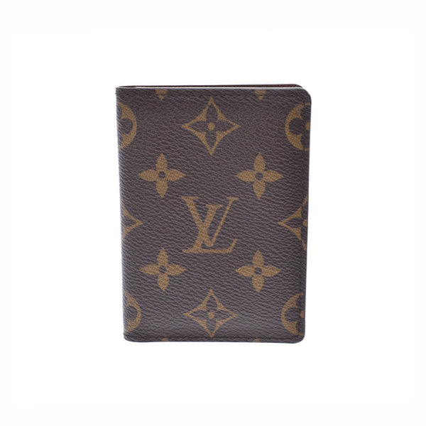 路易威顿路易·维顿（Louis Vuitton）路易威登（Louis Vuitton）会标PORTCARM PASS垂直棕色M66541男女通用会标帆布cass cas cas ab cas ab rank二手ginzo