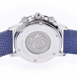 HERMES Hermes Clipper Diver Chrono CP2.410 Men's SS/Rubber Watch Quartz Silver Dial A Rank Used Ginzo
