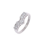 Other diamonds 1.02ct No. 13 Unisex PT850 Ring / Ring A Rank used Ginzo