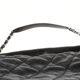 香奈儿香奈儿Matrasse Ultra Stitch链黑色银支小腿肩袋A级使用Ginzo