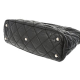 香奈儿香奈儿Matrasse Ultra Stitch链黑色银支小腿肩袋A级使用Ginzo