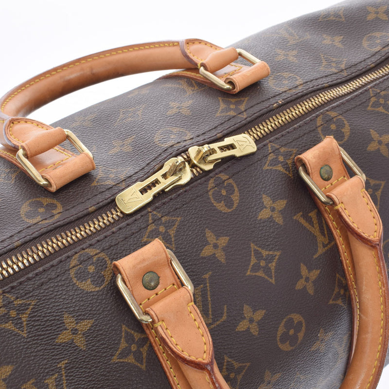 LOUIS VUITTON ルイヴィトン モノグラム キーポル バンドリエール45 ブラウン M41418 ユニセックス モノグラムキャンバス ボストンバッグ Bランク 中古 銀蔵