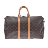 LOUIS VUITTON ルイヴィトン モノグラム キーポル バンドリエール45 ブラウン M41418 ユニセックス モノグラムキャンバス ボストンバッグ Bランク 中古 銀蔵