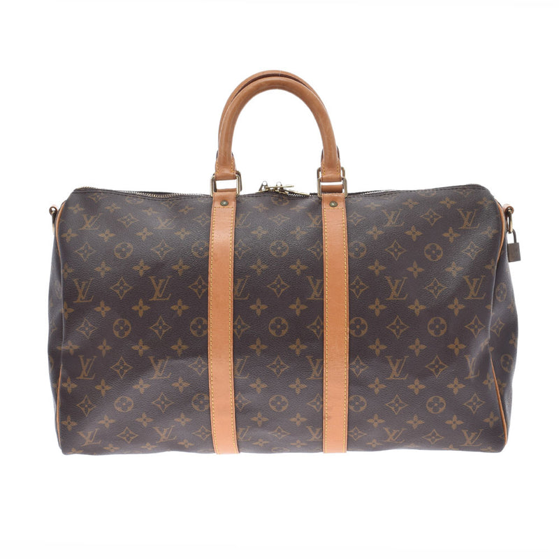 路易威顿路易·维顿（Louis Vuitton）路易威顿（Louis Vuitton）会标kepol乐队riere 45棕色M41418男女通用专着的波士顿袋子B级二手Ginzo