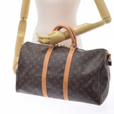 路易威顿路易·维顿（Louis Vuitton）路易威顿（Louis Vuitton）会标kepol乐队riere 45棕色M41418男女通用专着的波士顿袋子B级二手Ginzo