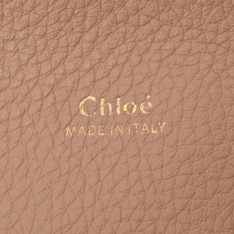 Chloe クロエ アビー スモールデイ 2WAY ベージュ レディース カーフ ハンドバッグ Aランク 中古 銀蔵