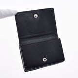 BALENCIAGA Balenciaga Ebriday Mini Wallet Black/White Ladies Leather Three Fold Wallet B Rank used Ginzo