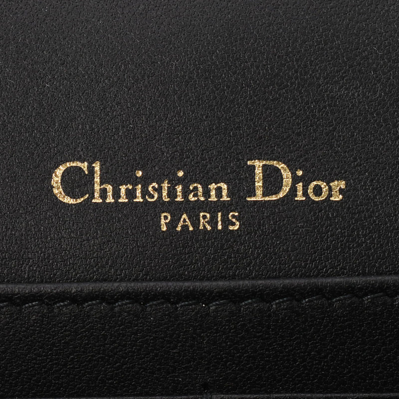 Christian DIOR Christian Dior Lady Dior Chain Pouch Black S09370NMJ Ladies Lambskin Shoulder Bag Unused Ginzo