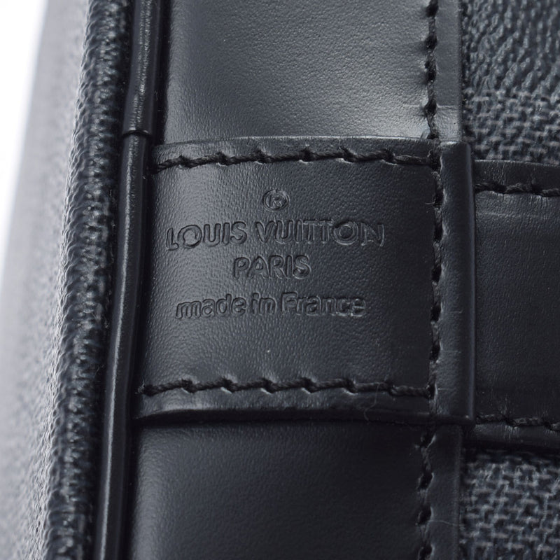 LOUIS VUITTON Louis Vuitton Damier Graphit Grimo Black N41161 Men's Damier Graphit Canvas Boston Bag New Damn Used Ginzo