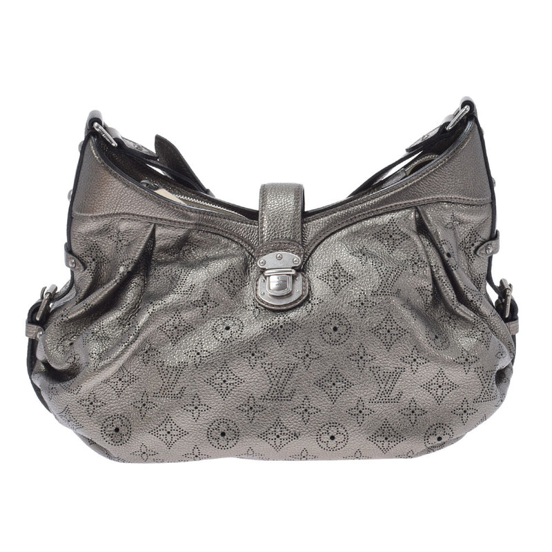 Authentic Louis Vuitton Mahina XS Shoulder Bag Silver Monogram