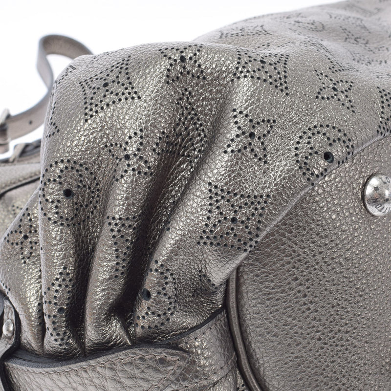 Louis Vuitton White Monogram Mahina Leather XL Bag