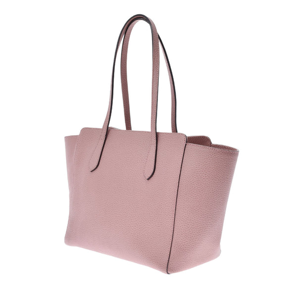 GUCCI グッチ ピンク レディース レザー ハンドバッグ Bランク 中古 銀蔵