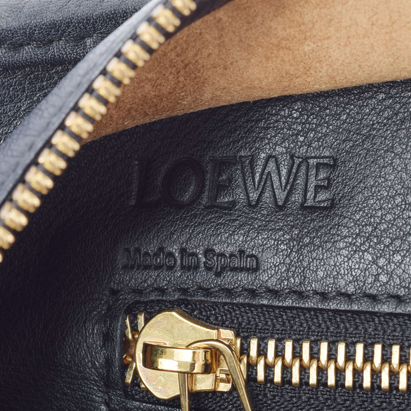 ロエベアマソナ28 2WAYバッグ 黒 ゴールド金具 レディース カーフ ハンドバッグ LOEWE 中古 – 銀蔵オンライン