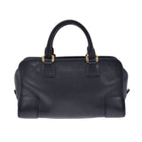 Loewe Loewe Amasona 28 2Way Bag黑色金支架女士小腿手袋B级使用Ginzo