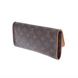 路易威顿路易·维顿（Louis Vuitton）路易威登（Louis Vuitton）会标pochette pochette twin gm棕色M51852女士会标帆布肩袋B等级二手ginzo