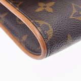 路易威顿路易·维顿（Louis Vuitton）路易威登（Louis Vuitton）会标pochette pochette twin gm棕色M51852女士会标帆布肩袋B等级二手ginzo