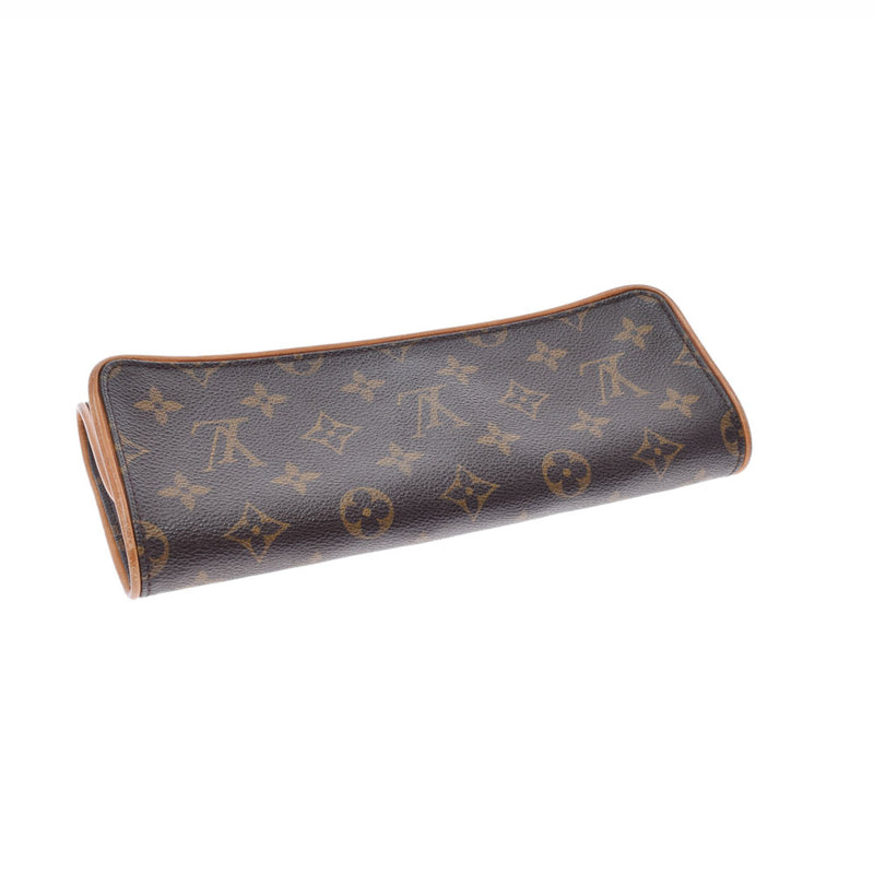 路易威顿路易·维顿（Louis Vuitton）路易威登（Louis Vuitton）会标pochette pochette twin gm棕色M51852女士会标帆布肩袋B等级二手ginzo