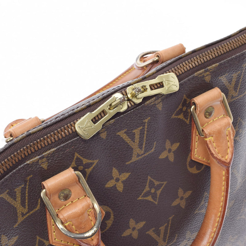 LOUIS VUITTON Louis Vuitton Monogram Alma 2WAY Brown M51130 Ladies Monogram Canvas Handbag B Rank used Ginzo