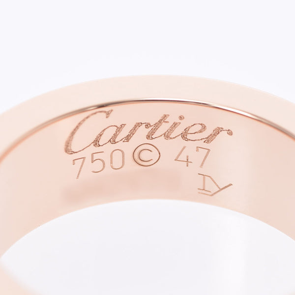Cartier Cartier Love Ring 1P Pink Sapphire #47 Ladies K18PG Ring / Ring A Rank Used Ginzo