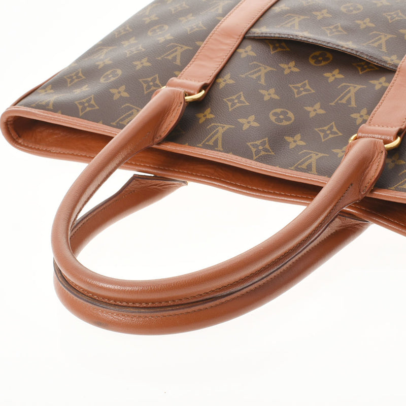 LOUIS VUITTON Louis Vuitton Monogram Weekend Brown M42425 Unisex Monogram Canvas Tote Bag B Rank used Ginzo