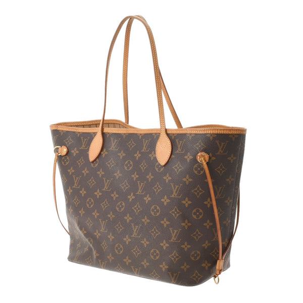 LOUIS VUITTON Louis Vuitton Monogram Never Full MM Old Brown M40156 Unisex Monograph Tote Bag B Rank used Ginzo