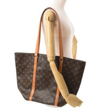 LOUIS VUITTON ルイヴィトン モノグラム サックショッピング ブラウン M51108 ユニセックス モノグラムキャンバス トートバッグ Bランク 中古 銀蔵