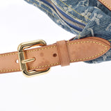 LOUIS VUITTON ルイヴィトン モノグラムデニム バギーPM 青 M95049 レディース デニム ショルダーバッグ Bランク 中古 銀蔵