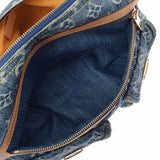 LOUIS VUITTON ルイヴィトン モノグラムデニム バギーPM 青 M95049 レディース デニム ショルダーバッグ Bランク 中古 銀蔵