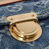 LOUIS VUITTON ルイヴィトン モノグラムデニム バギーPM 青 M95049 レディース デニム ショルダーバッグ Bランク 中古 銀蔵