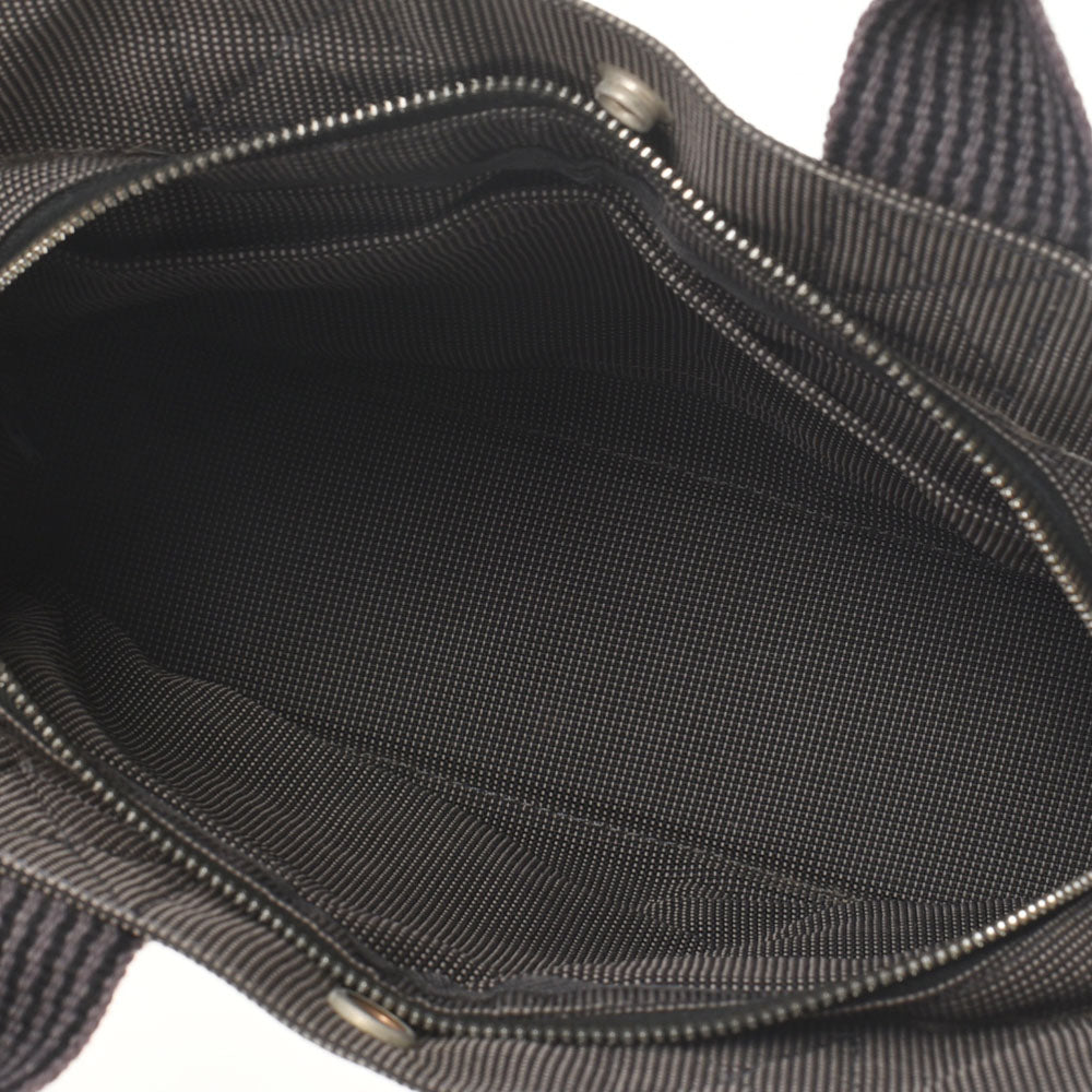 エルメスエールライン PM グレー ユニセックス キャンバス トート