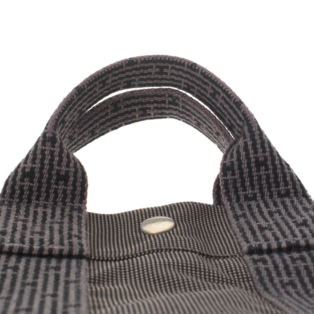 エルメスエールライン PM グレー ユニセックス キャンバス トート