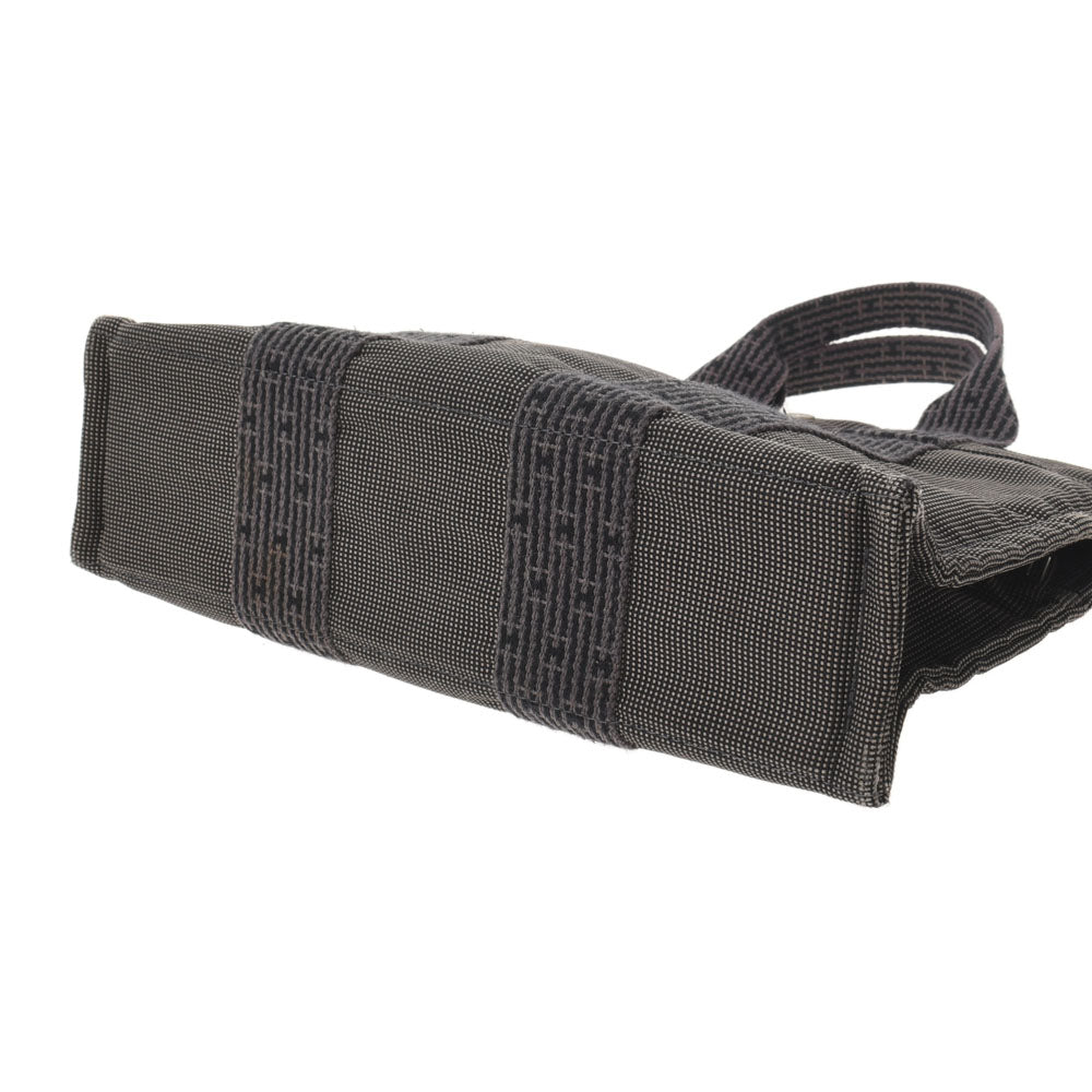 エルメスエールライン PM グレー ユニセックス キャンバス トート