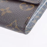 路易威顿路易·维顿（Louis Vuitton）路易·威登（Louis Vuitton）会标portofoyilles vileles M60236女用式字母帆布tranque tranque钱包ab rank rank二手ginzo