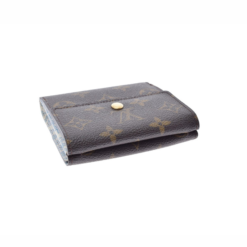 LOUIS VUITTON Louis Vuitton Monogram Portofoyilles Violes M60236 Unisex Monogram Canvas Tranque Wallet AB Rank Used Ginzo