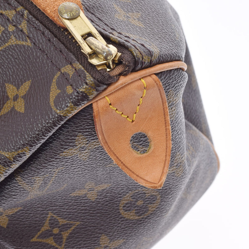 LOUIS VUITTON Louis Vuitton Monogram Speedy 25 Brown M41528 Ladies Monogram Canvas Handbag B Rank used Ginzo