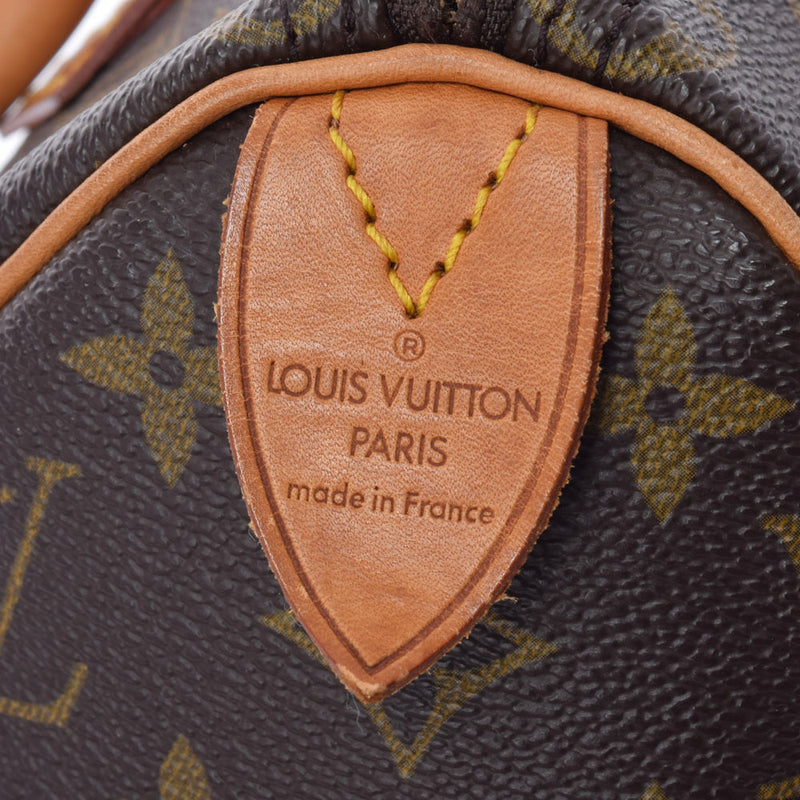 LOUIS VUITTON Louis Vuitton Monogram Speedy 25 Brown M41528 Ladies Monogram Canvas Handbag B Rank used Ginzo