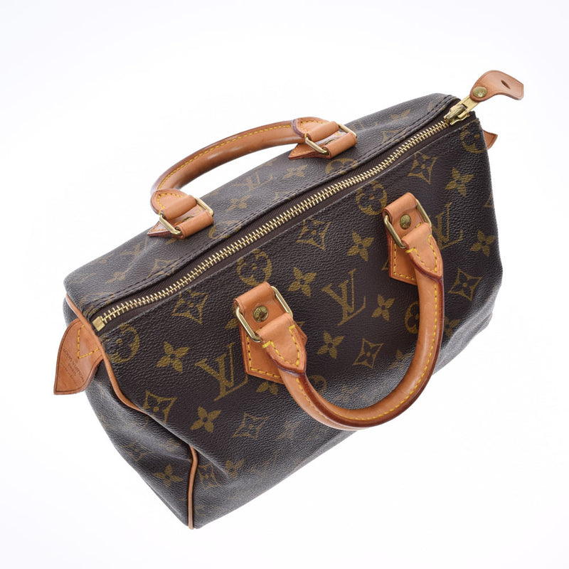 LOUIS VUITTON ルイヴィトン モノグラム スピーディ25 ブラウン M41528 レディース モノグラムキャンバス ハンドバッグ Bランク 中古 銀蔵