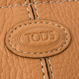 Tod的Tods Camel Ladies皮革手提包AB级使用Ginzo