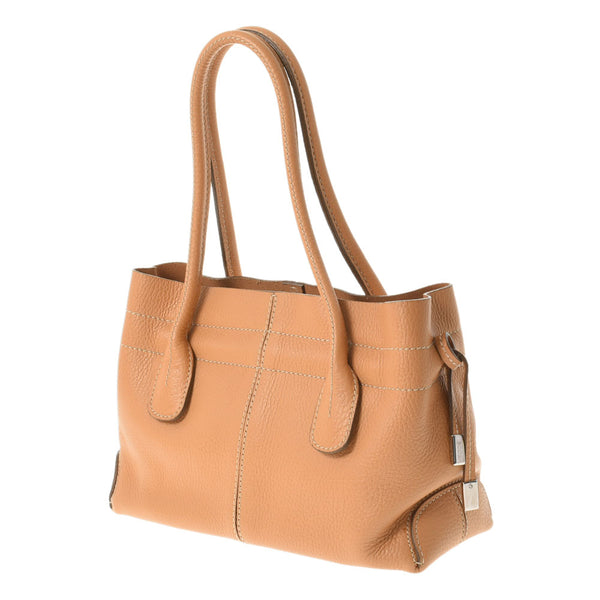 TOD’S トッズ キャメル レディース レザー ハンドバッグ ABランク 中古 銀蔵